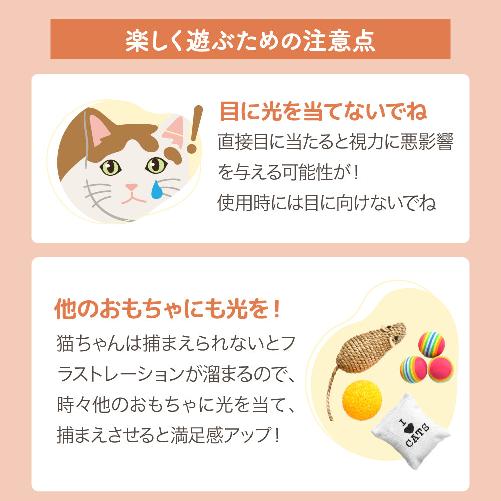 【獣医師監修】 LED猫ポインター