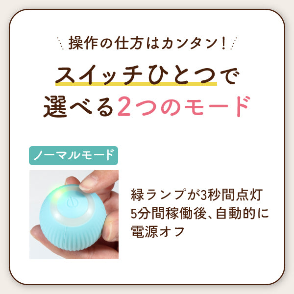 【獣医師監修】 球体自動猫じゃらし にゃんにゃんタマタマ